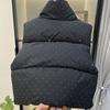 Autumn Winter Short Down Cotton Vest Coat Women Sleeveless Stand Collar Zipper Vest Jacket Ladies Waistcoat Female Outerwear