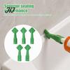 Window Door Gap Filler Tool 5Pcs Caulk Tip Tools, Caulking Tips Set with Nozzle Adapter, Plastic Seal Dresser for Home Improvement Applicator Reusable