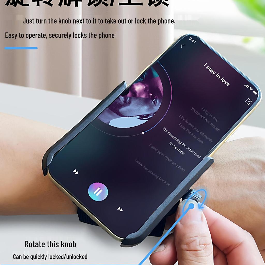 Handgelenk-Handyhalter Armband für Live-Streaming und Laufen