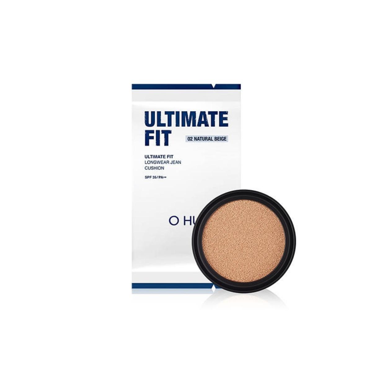 O HUI Ultimate Fit Longwear Jean Cushion Refill 02 Natural Beige SPF35/PA++ 15g