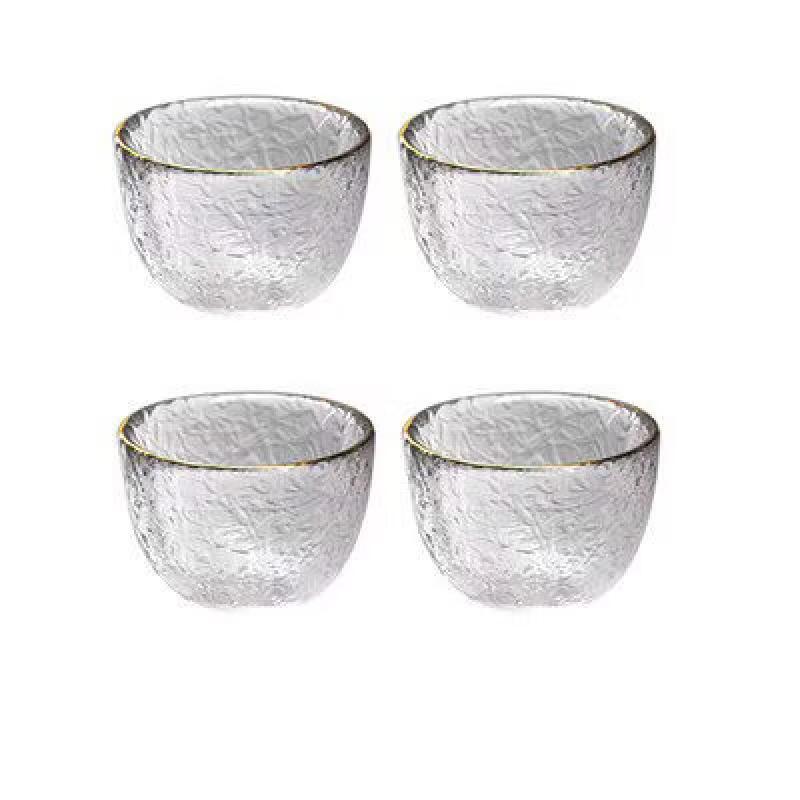 Qīwēi Japanese Handmade Hammered Glass Sake & Spirit Cup