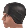 High Elasticity Swimming Cap Ear Pockets Swim Hat Protect Long Hair Silicone Swim Cap  Children