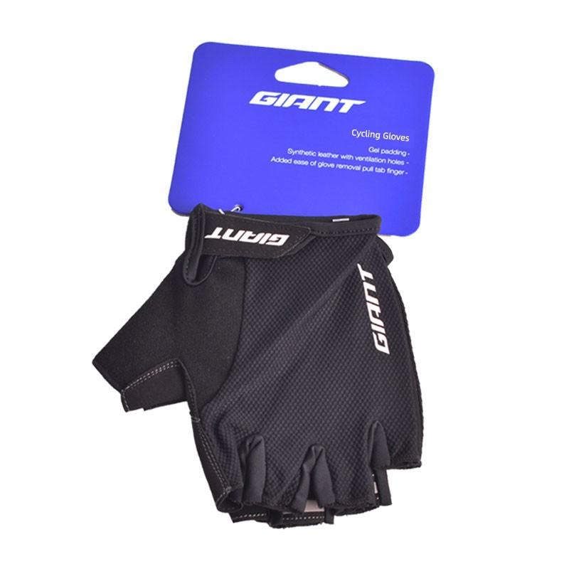 Giant Fahrradhandschuhe Halbfinger Kurzfinger Fainthe Fahrrad Rennrad Mountainbike Rutschfest Atmungsaktiv Bequem L blue