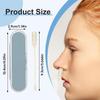 3/6x Upgraded Nasal Hair Cutter with Storage Box, 2-in-1 360° Rotating Nostril Hair Removal Tool, Nose Hair Trimmer Travel Essentials for Women Men