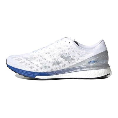Adizero Boston 9 Silver Metallic Royal Blue Men Sneakers White Footwear-White EG4672