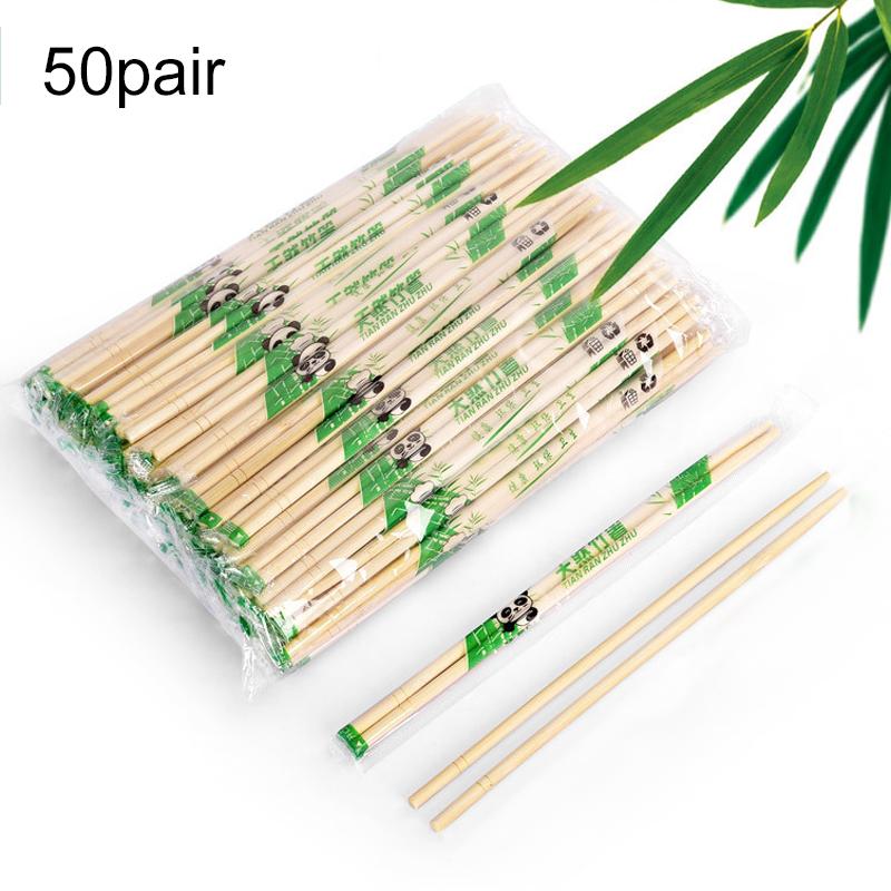 50/100pcs Disposable Chopsticks Independent Packaging Chopsticks for Restaurant Chinese Bamboo Material Household Chopsticks TMZ