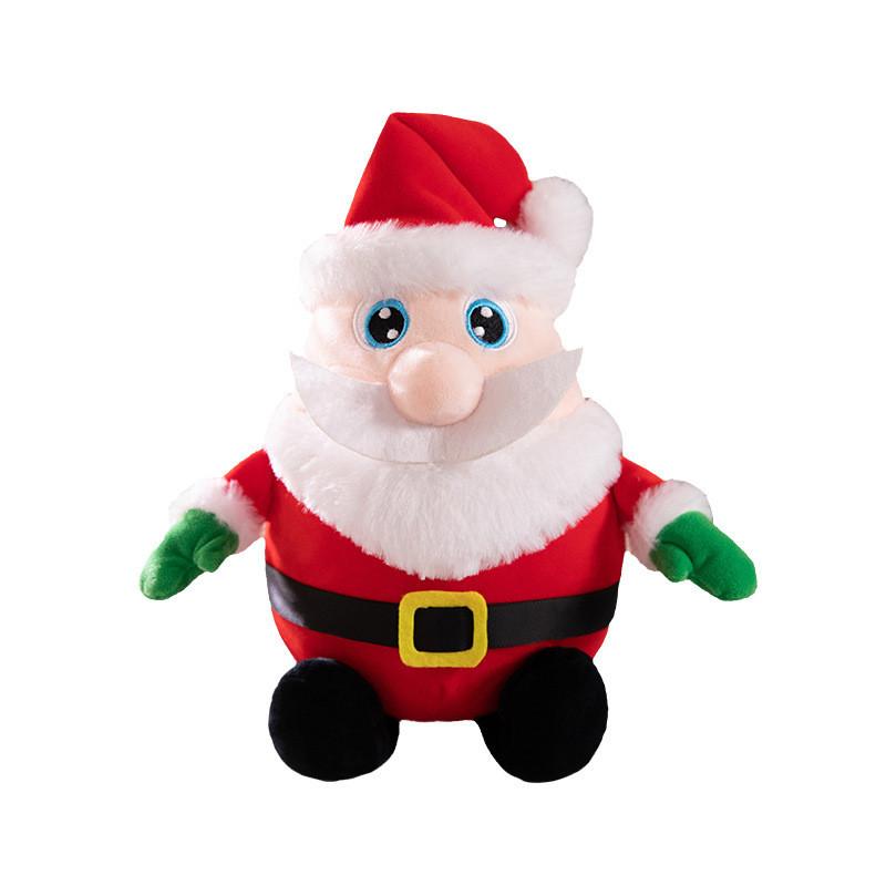 Snowman Elk Glowing Santa Claus Plush Toy Cartoon Stuffed Doll Gift Decoration