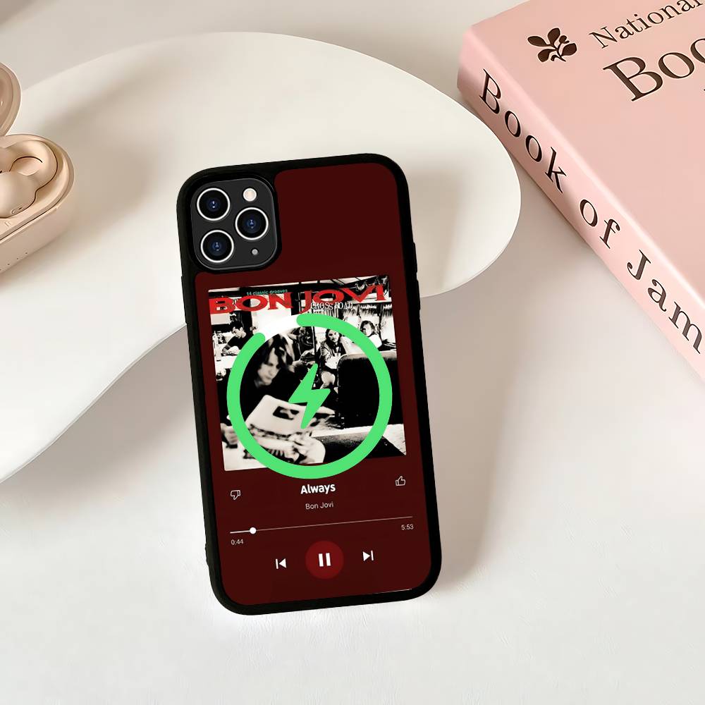 B-BonS J-Jovi For Magsafe Magnetic Phone Case For IPhone 17 16 15 14 13 12 11 Plus Pro Max PC+TPU Cover