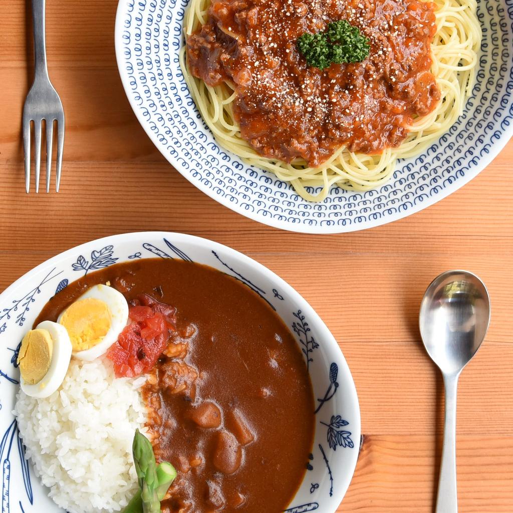 Natural69 Hasami Ware Set Curry Pasta Set Natural 69 Hasami Ware Curry Pasta Large Microwave Dishwasher Made In Stylish and Nordic Japanese