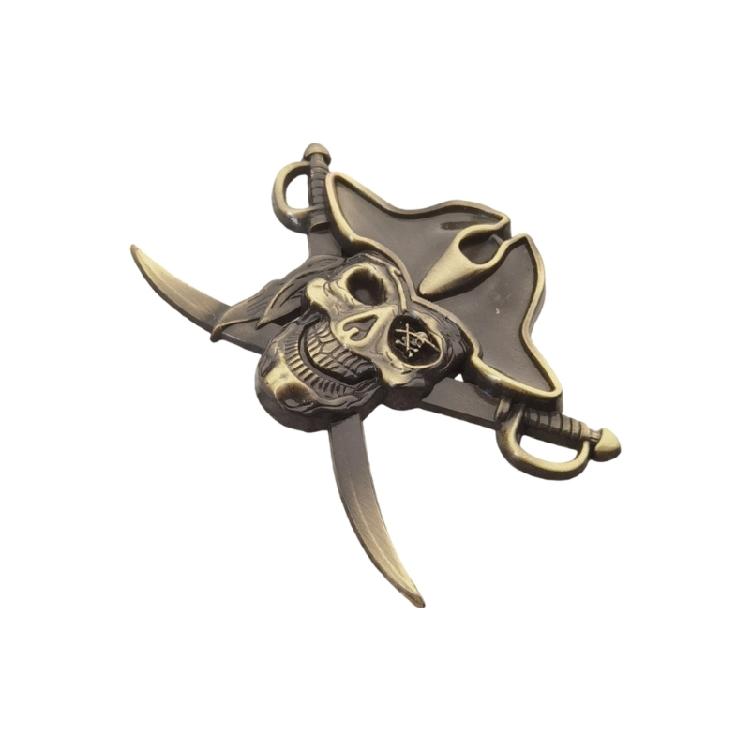 

Zinc Alloy Pirate Car Sticker Metal Automotive Decal Emblem For Vehicle Bike Motorcycle Exterior Upgraded Easy Install