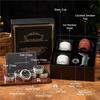 Gutes Whiskey-Räucherwerkzeug-Set mit Brenner-Cocktail-Räucherinfusions-Set, Old Fashioned Drink-Räucher-Set, Geburtstagsgeschenk für Whiskey L