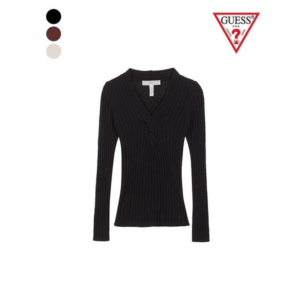 

Guess W2br20z2V42 Свитер с длинными рукавами и V-образным вырезом YM4S1605 BLK/XS