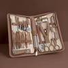 42-Piece Manicure Set: Stainless Steel Nail Clippers, Cuticle Nippers, Eyebrow Razor, Ear Pick, Foot Scraper.