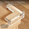4PCS Table Corner Protector, Transparent PVC Protective Guard, Toddler Furniture Guard