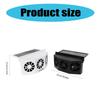 3 Head Coolers Car Fan USB/Solar Energy Cooling Vent Exhaust Portable Car Coolers Fan Exhaust Fan Car Radiator