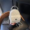 Bag Women's Fashion Trend Backpack 2025 Summer New Niche Simple Casual Rhombus Women's Bag