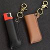 Retro PU Leather Lighter Case Leather Protective Shell Portable Lighter Shell Protective Case Unisex High-end Design Keychain