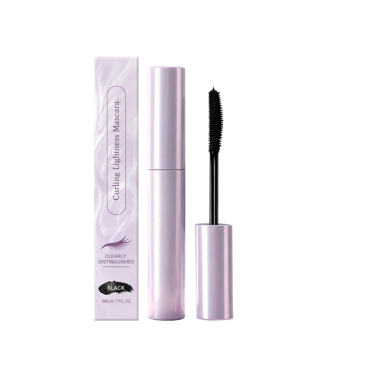 Lightweight curling mascara (black) texture is light, natural and smooth, easy to apply makeup, daily and convenient to apply styling mascara