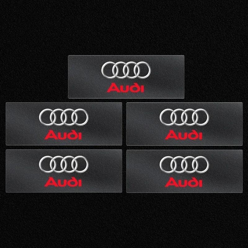 Car Seat Headrests Badge Decal Side Window Stickers for 8a sline A4 B7 B8 B9 A3 8P 8V 8L A5 A6 C6 C5 C7 4F A1 A7 A8 Q2 Q3 Q5a8