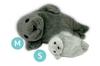 Naitou Design Underwater Walk Plush Toy, Small, Gray, A Day In the Life of a Seal, 038950