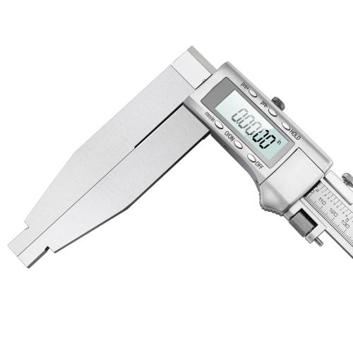 Mxmoonfree 500mm Digital Vernier Caliper, Extra-Long 150mm Jaw, Long Jaw Caliper, 0.01mm High Accuracy LCD Display, Measures Large Round Bars, Pipes,