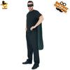 Big Man Black Handsome Blindfold Cape, Masquerade Cos Costumes, Stage Performance Costumes