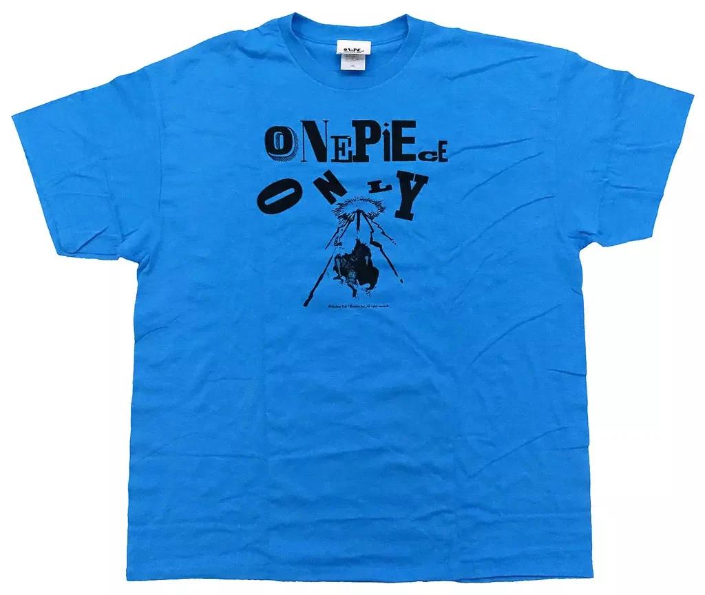 Monkey D. Luffy Logo T-shirt Cyan XL Size ONE PIECE ONLY (2024) 4XL