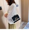 SCIONE Lock Bag Western Style Bag 2019 New Trendy Wild Messenger Bag Rhombus Chain Bag Fashion Small Square Bag