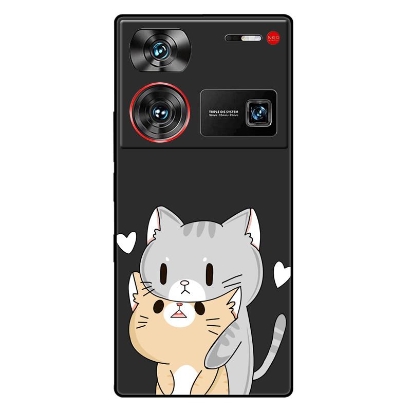 For ZTE Nubia Z60 Ultra 5G Case Silicon Fashion Space Wolf TPU Painted Coque Funda for Nubia Z60Ultra 5G NX721J Cover Protective