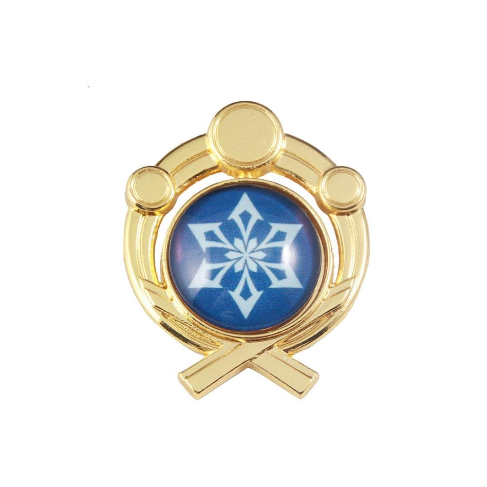 Game Genshin Impact Metal Brooch Pins Primogem Xiao Mask Vision 7 Element God's Eye Weapons Luminous Badge Cosplay Prop Jewelry