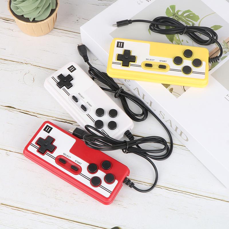 1PCS New Classic Retro Version Of Home Fc Plug-in Double Handheld Game Console Handle