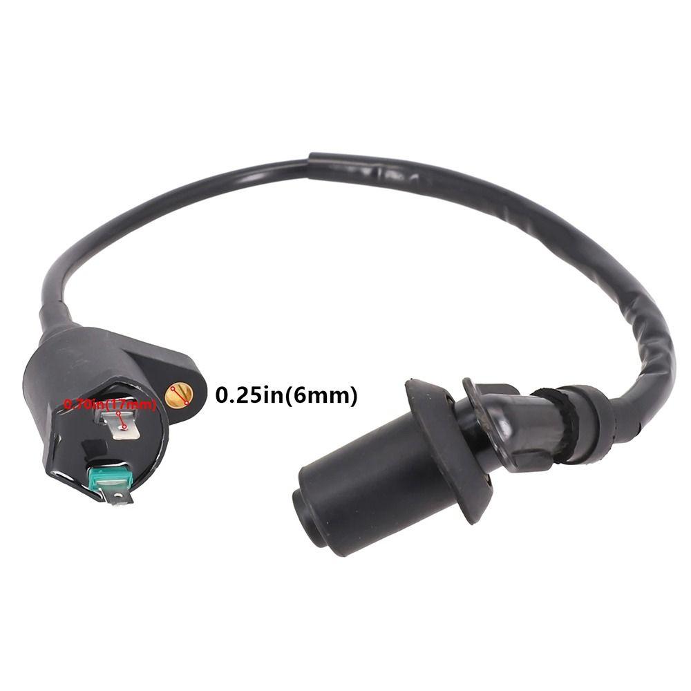 1Pcs Universal Ignition Coil 12V Black Motorcycle Scooter Accessory Plastic Ignition System