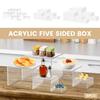 3/6Pcs Acrylic Buffet Riser Food Display Stands Stackable Table Dessert Cake Party Buffet Display Decorating Box