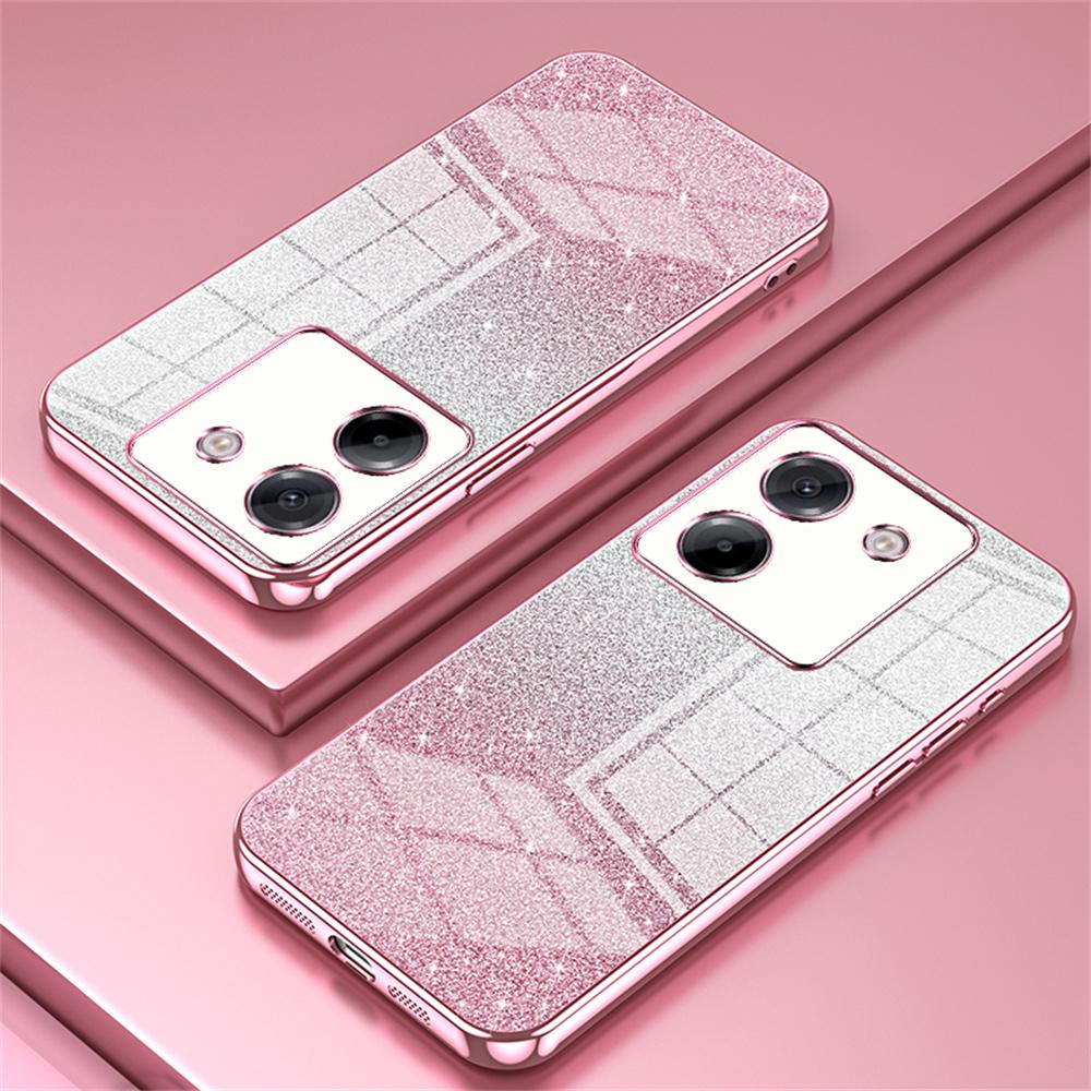 For Xiaomi Poco M7 Pro 5G Case Electroplating Gradient Glitter TPU Phone Cover