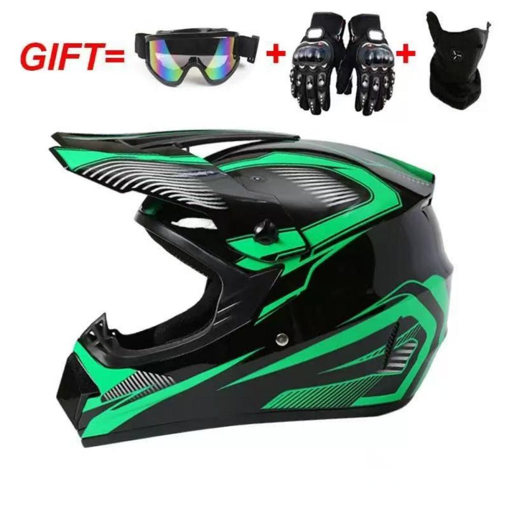 Cool Helmet Junior Motorcycle Helmet Mountain Bike ATV Off-Road Vehicle Helmet