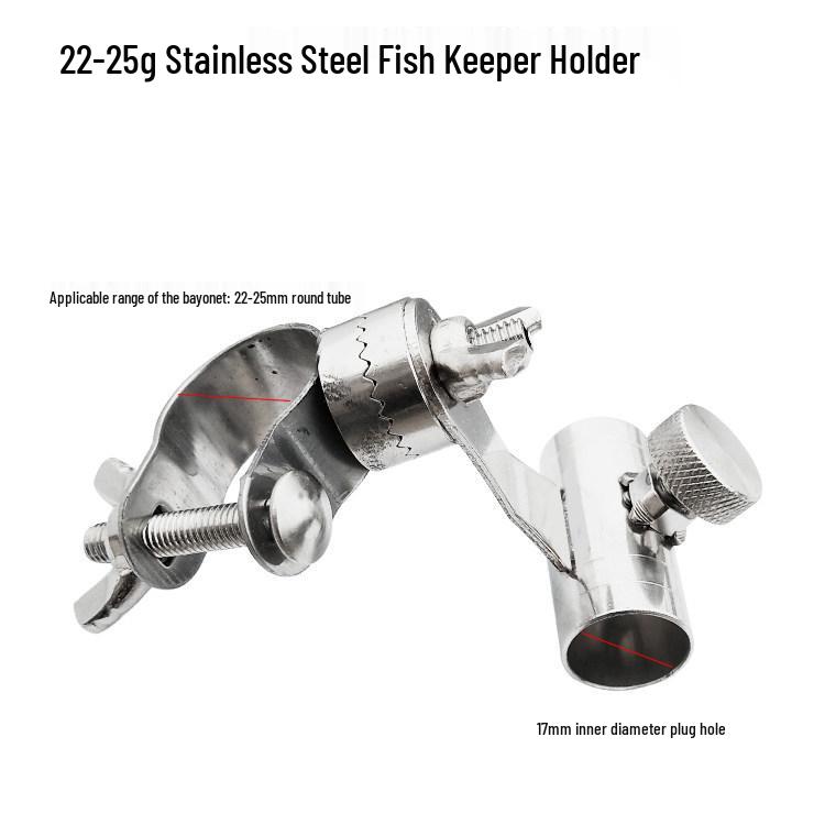 DIY Fishing Rod Stand & Live Stream Holder with Night Lamp, Bait Tray, and Fish Keeper