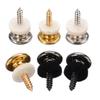 Electric Guitar, Electric Bass, Strap Buckle, Strap Button, Tailpiece—Available In Black, Gold, and Silver—Electric Guitar Accessories