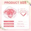 20Pcs Heart Shape Metal Paper Clips Binder Clip Mini Bookmark Book Binding Note Decor Stationery School Office Binding Supplies