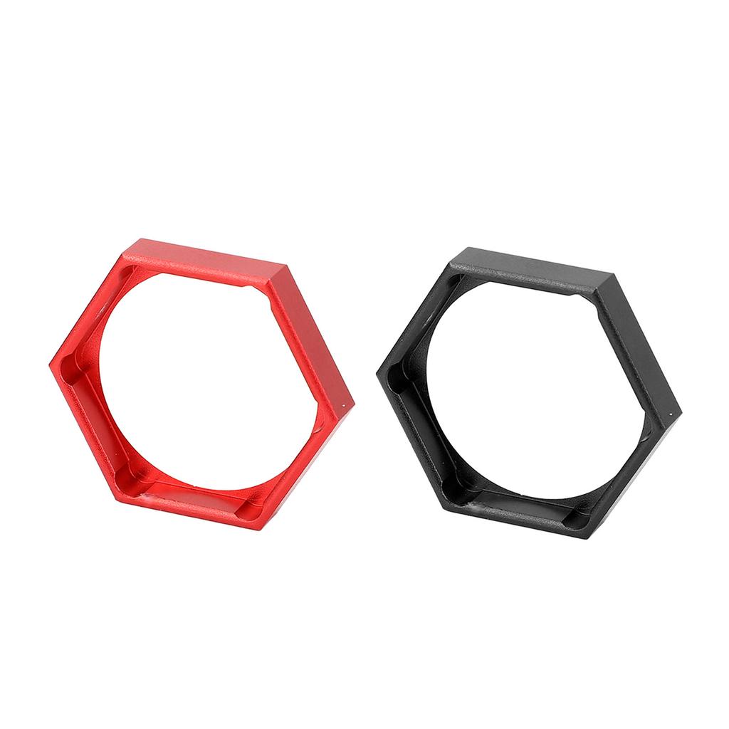 Billiard Chalk Case Magnetic Hexagonal Aluminum Single Section Pool Cue Chalk Box for Hexagonal Roun