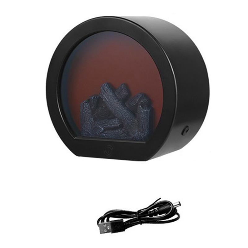 Dekorative Kaminlaternen, künstliche Kamine, LED-Feuerlampen mit Flammeneffekt für die Weihnachtsdekoration im Innen- und Außenbereich(Keine Heizfunktion)