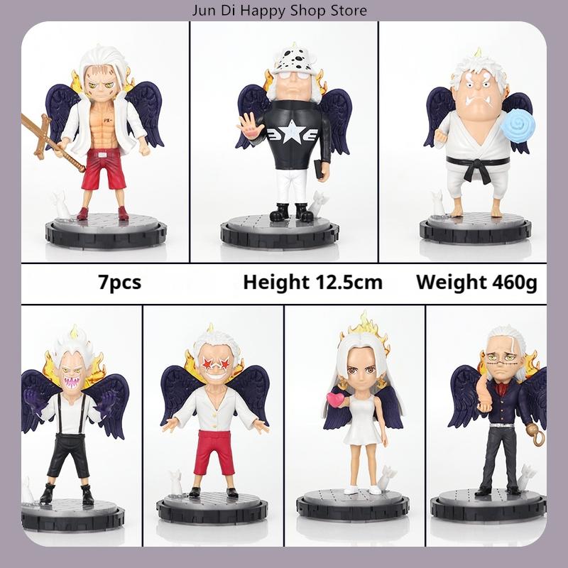 12.5cm One Piece Oka Shichibukai Seraphim Cute Edition Statue Anime Action Figure Model Swinging Collectible Toy Display Decor
