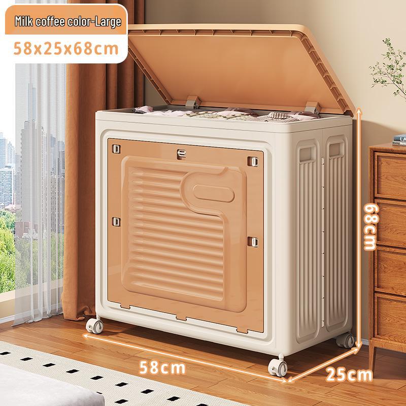 Large Capacity Foldable Clothing Organizer with Wheels