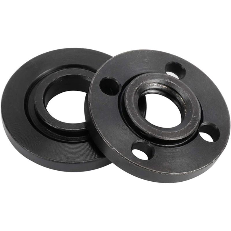 7PCS Universal Angled Grinder Flange Nut Wrench Spanner Set 5/8-11 Thread Metal Lock Nuts For Cutting Disc Installation