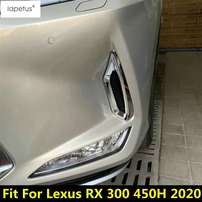 

Для Lexus RX 300 450h Передние противотуманные фары Противотуманная фара Рамка Лампы Декоративная накладка Комплект Накладка ABS Хром Внешние аксессуары