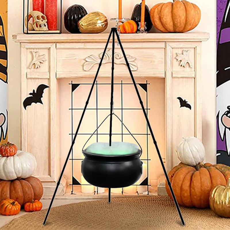 Halloween Witch Cauldron Decoration Halloween Decoration Outdoor Decoration Props for Holiday Terrace Courtyard Porch Decoration