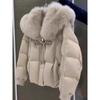 Winter Female Ultra Light Warm Coat Loose Ladies Cropped Jacket Winter Woman Parka Overcoat