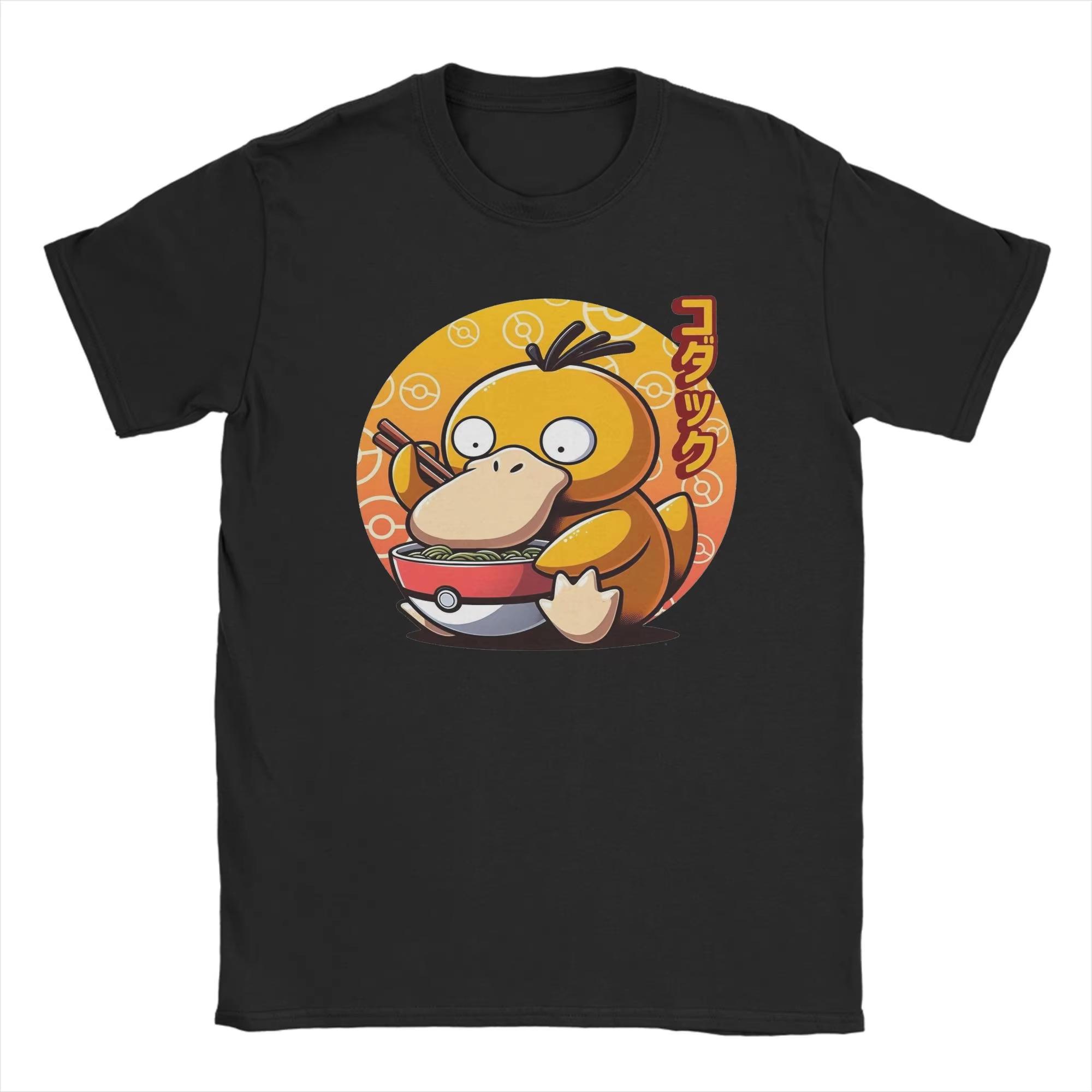 Pokemon T-shirt Men s Pure Cotton Casual T-shirt Round Neck T-shirt Clothing Summer Sports Casual Half Sleeve Top S