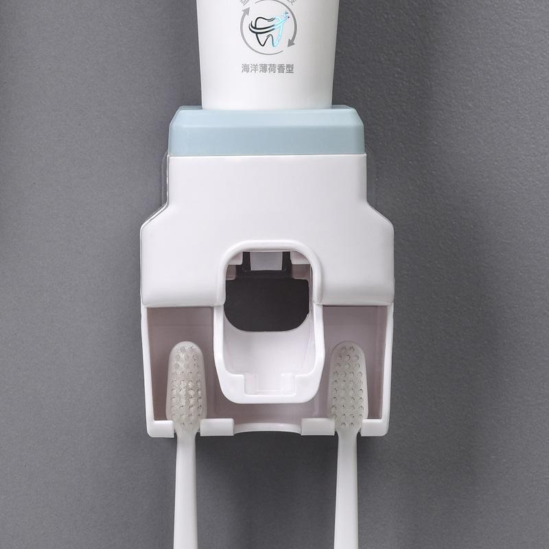 Toothpaste Squeezer Creative Lazy Automatic Toothpaste Dispenser Toilet Wall-mounted Toothbrush Holder Bathroom Accessories