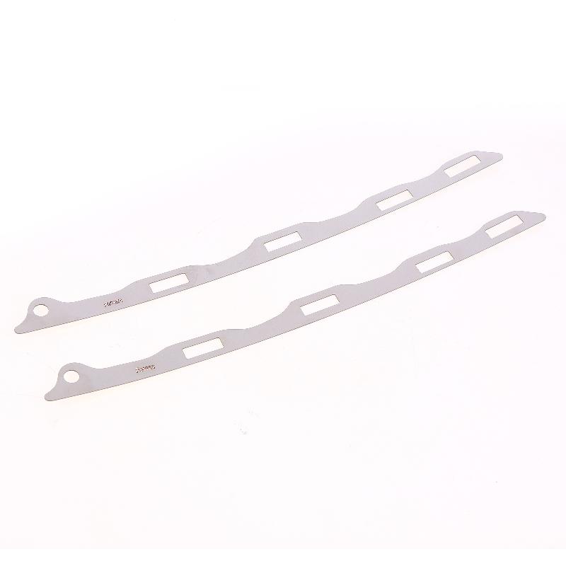 2 Stuks Gebroken Openingsspleet Verrotte Gesp Reparatiebeugel Voor 8e Generatie Civic Fd Fd2 Voorbumper Reparatie Metalen Plaat Gesp