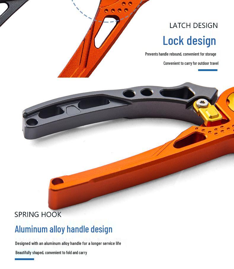 Aluminum Alloy Multi-functional Fishing Pliers Set with Lure Hook Remover